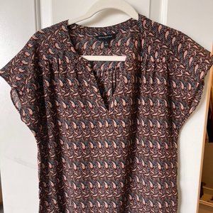 Banana Republic Factory Paisley Top S